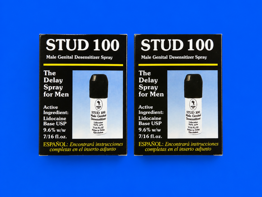 2 Bottles - Stud 100 Desensitizing Spray for Men – 12g