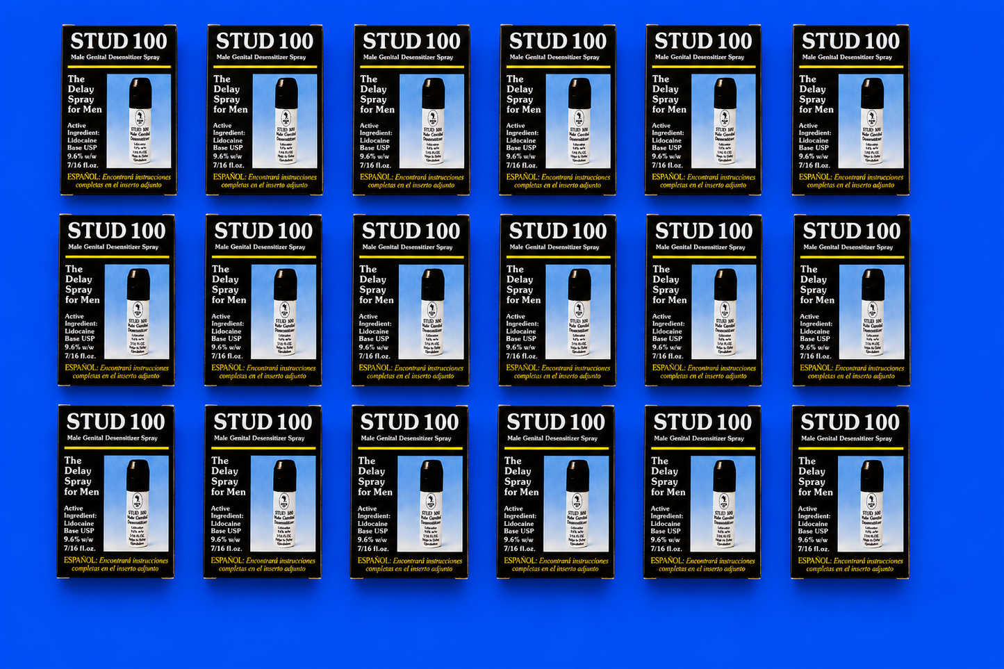 20 Bottles - Stud 100 Desensitizing Spray for Men – 12g